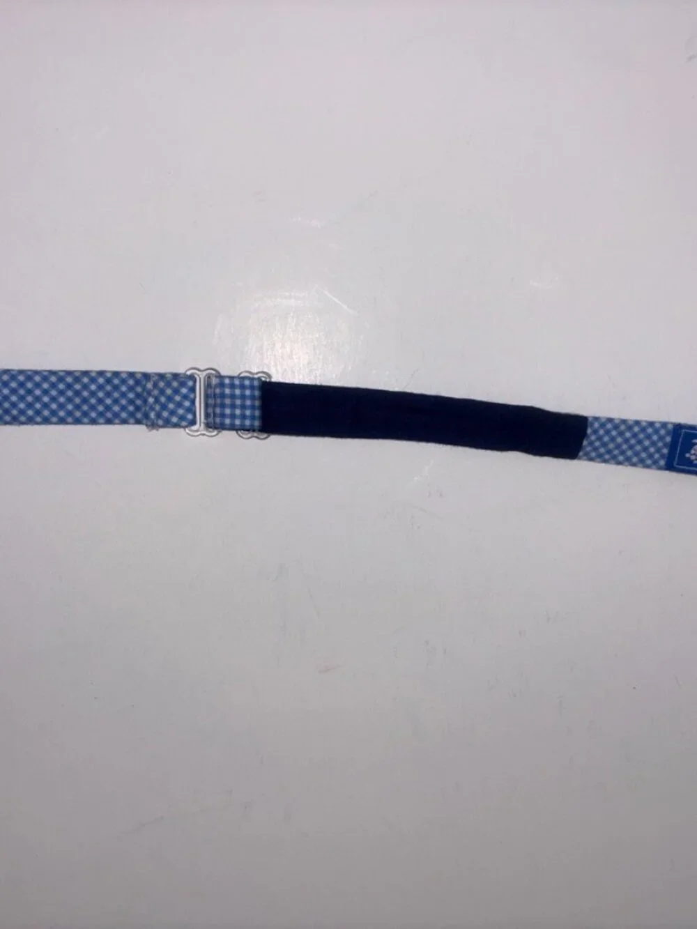 J. Bailey Boys Gingham Nautical Preppy Bow Tie Red Anchors White Blue